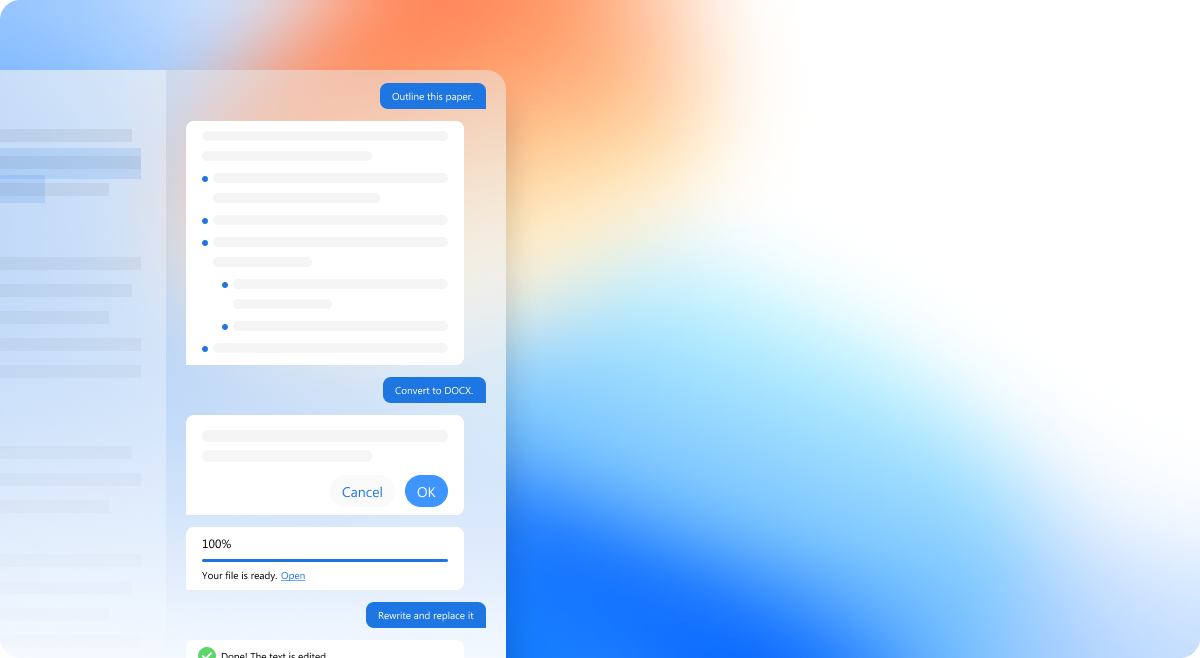Chat with PDFs—summarize and extract key info using AI